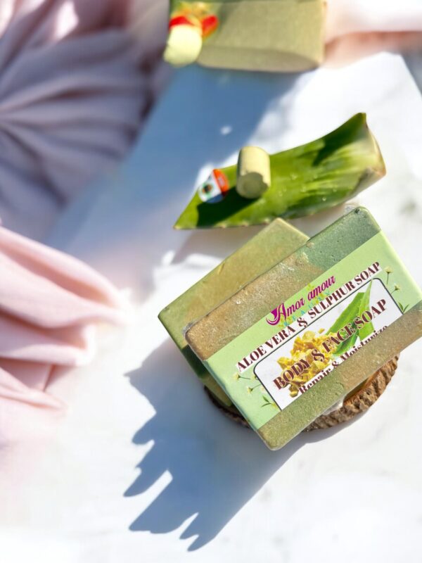 Aloe Vera & Sulphur Face Soap (Park of 1)